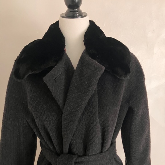 Giuliana Teso Mohair full-length coat - Picture 7 of 16